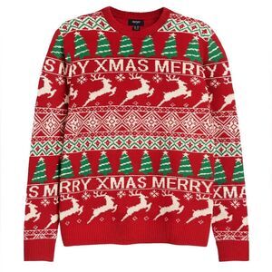 Forever 21 Red and Green Christmas Sweater